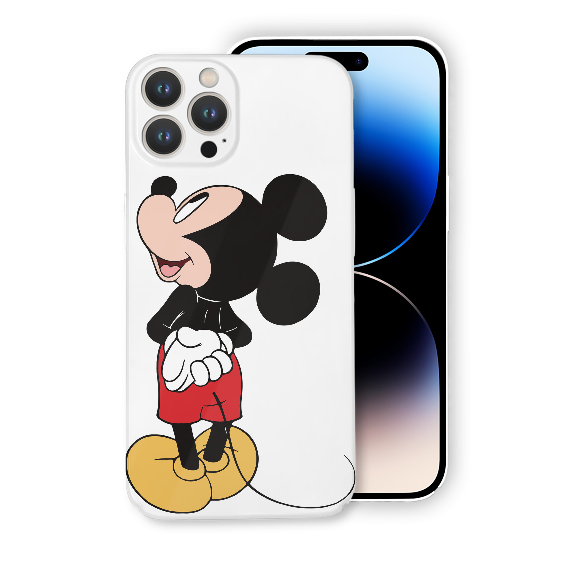（画像用） ミッキーマウス Mickey Mouse 【iPhone 14シリーズ対応】ハードケース